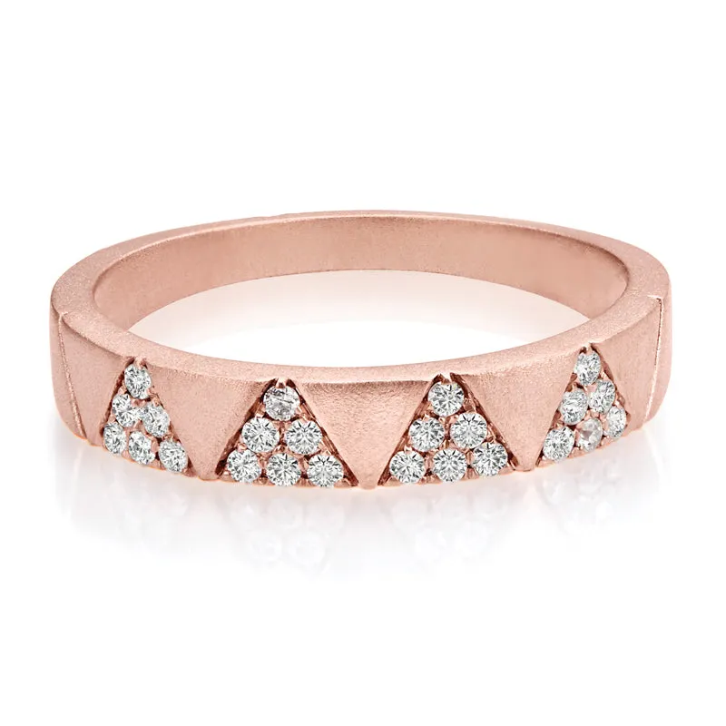 14kt Gold 1/5 ct tw Ring F VS Diamonds