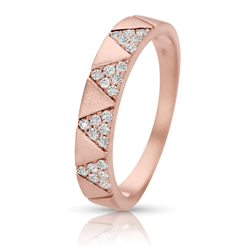 14kt Gold 1/5 ct tw Ring F VS Diamonds
