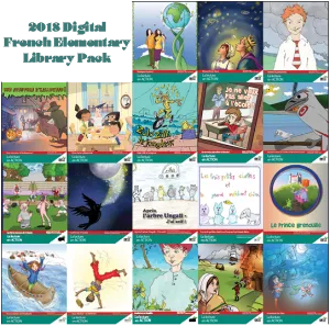 2018 <u>Digital</u> French Elementary Library Pack - eReaders for Ages 8-12 (1 year)