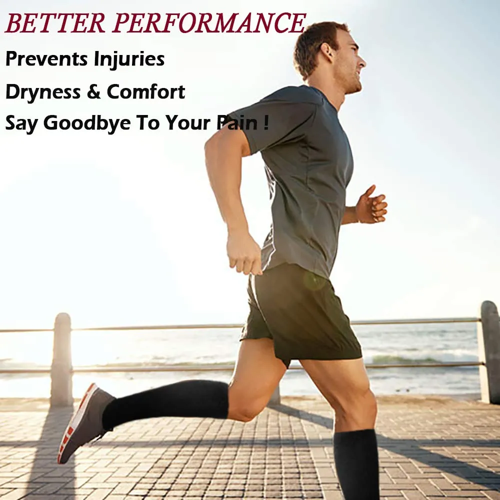 3-Pairs Copper Open-Toe Toeless Compression Socks (20-30mmHG) | Actinput