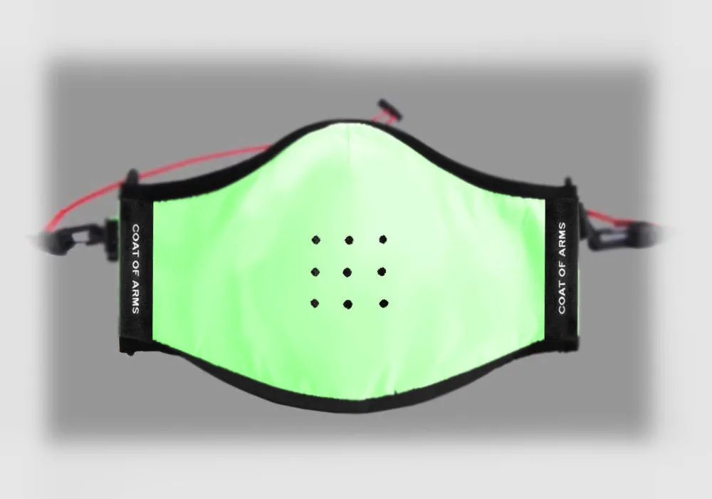 3M Reflective Face Mask - Green