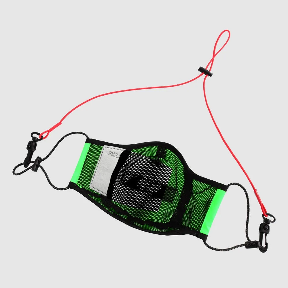 3M Reflective Face Mask - Green