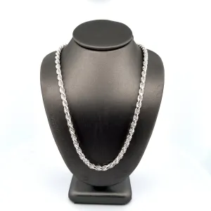 4MM Sterling Rope Chain 22inches