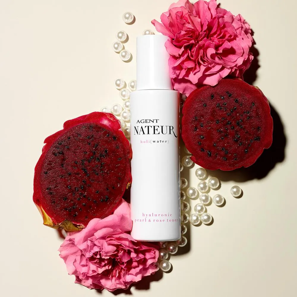 Agent Nateur | h o l i ( water ) pearl and rose hyaluronic toner