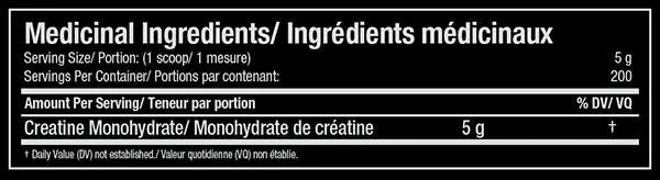 Allmax Nutrition Creatine Monohydrate, 1000 Grams (200 Servings)