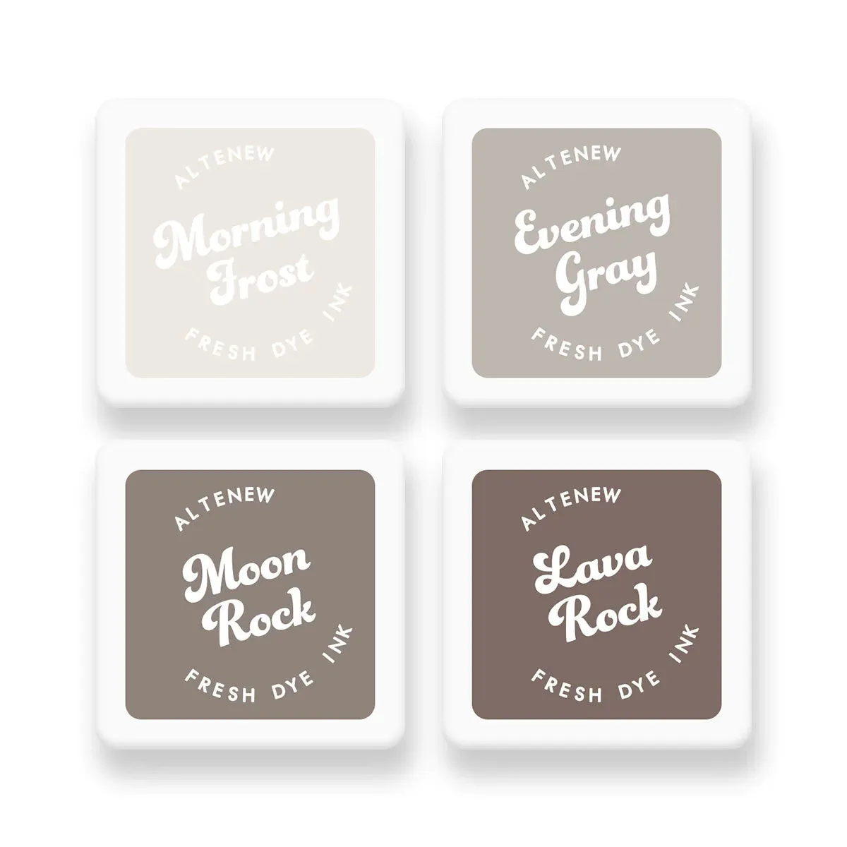 Altenew - Warm Gray Fresh Dye Ink Mini Cube Set