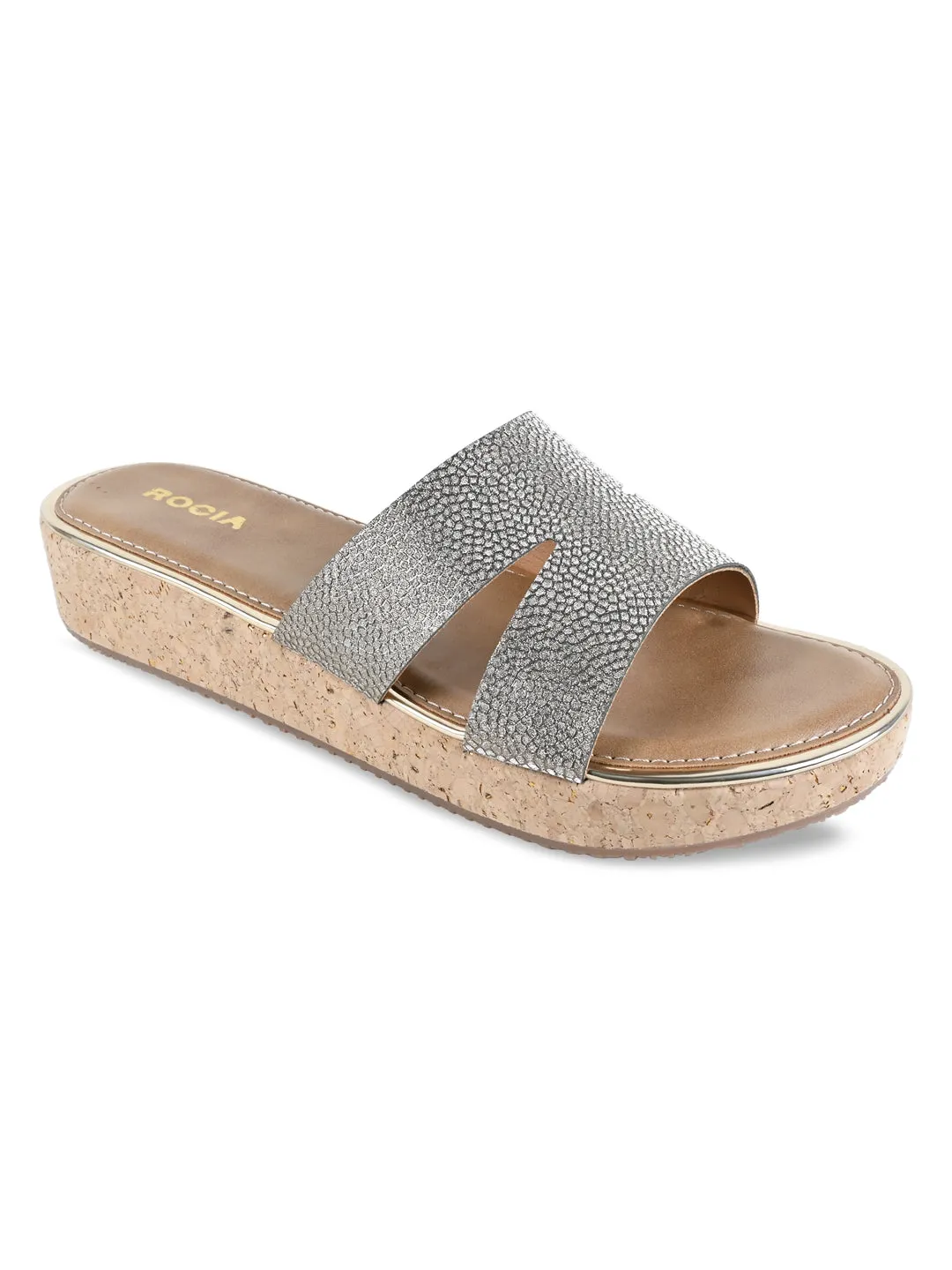 Antique Gold Women Casual Sandal