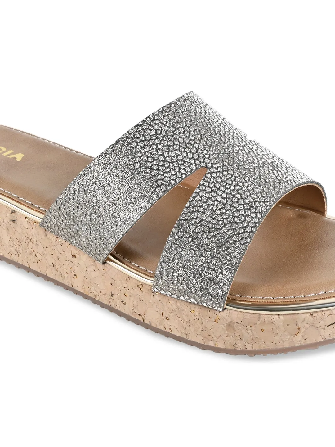 Antique Gold Women Casual Sandal