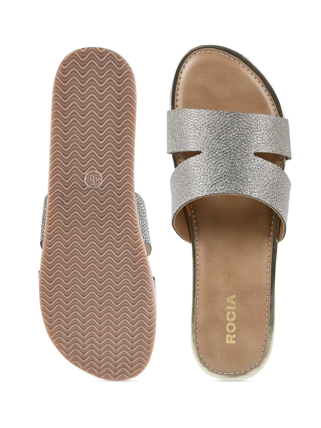 Antique Gold Women Casual Sandal