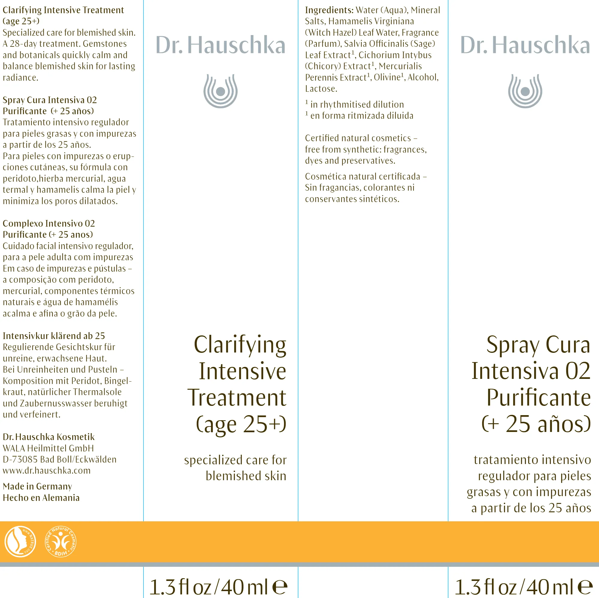 BACKORDER ONLY - Clarifying Intensive Treatment 25 