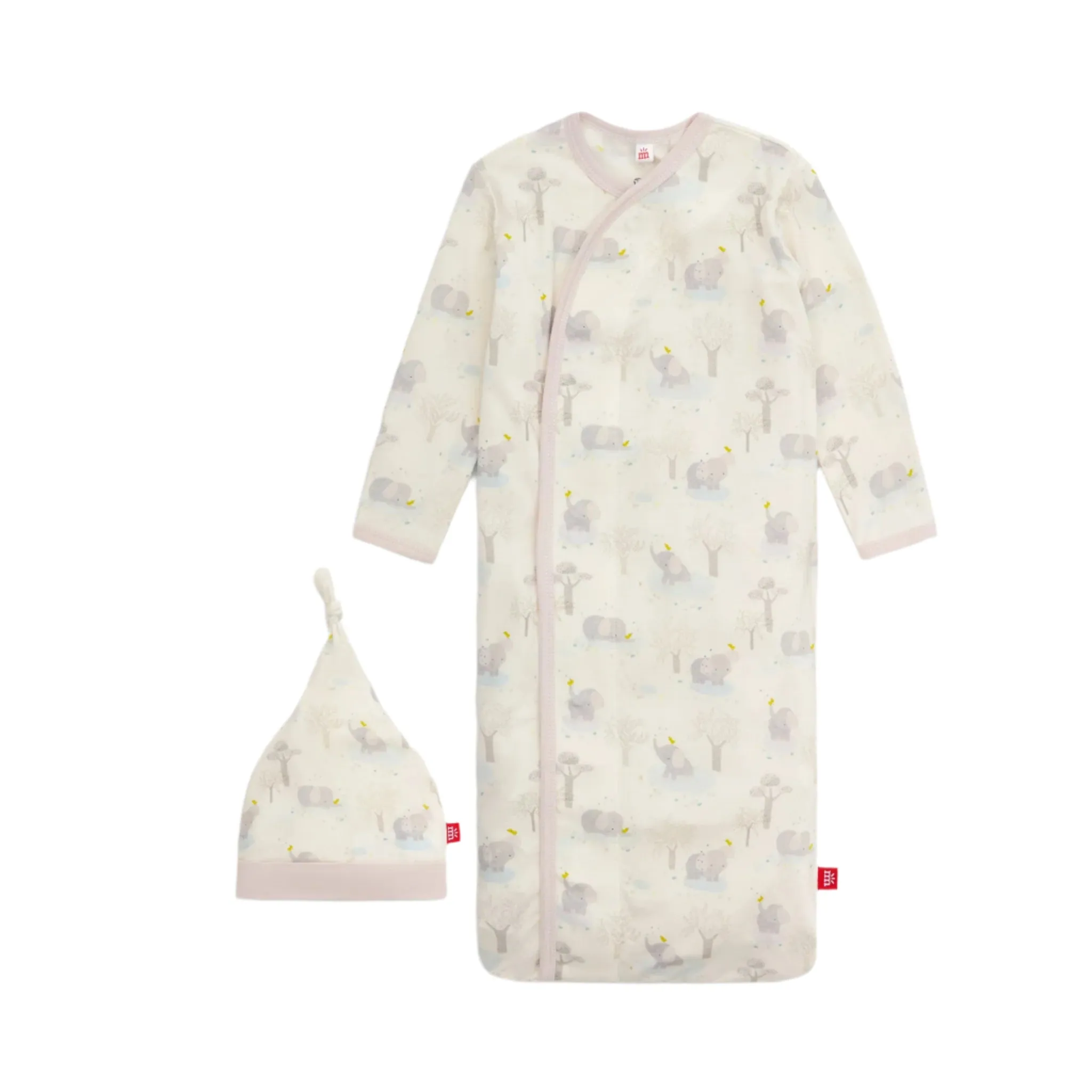 Big Love Modal Magnetic Cozy Sleeper Gown   Hat Set