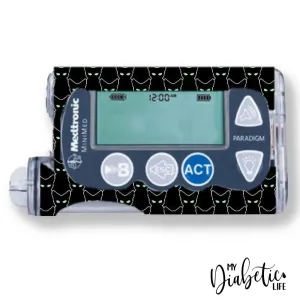 Black Cats - Medtronic Paradigm Series 7 Sticker