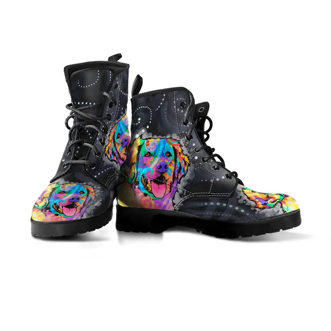 Black Golden Retriever - Boots