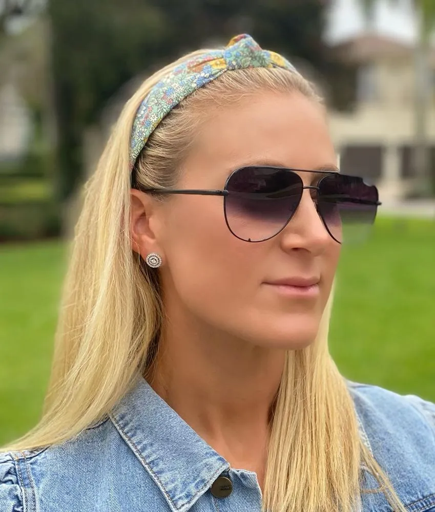 Blockley Navy - Knotted Headband