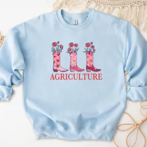 Boots & Roses Ag Crewneck (S-3XL) - Multiple Colors!