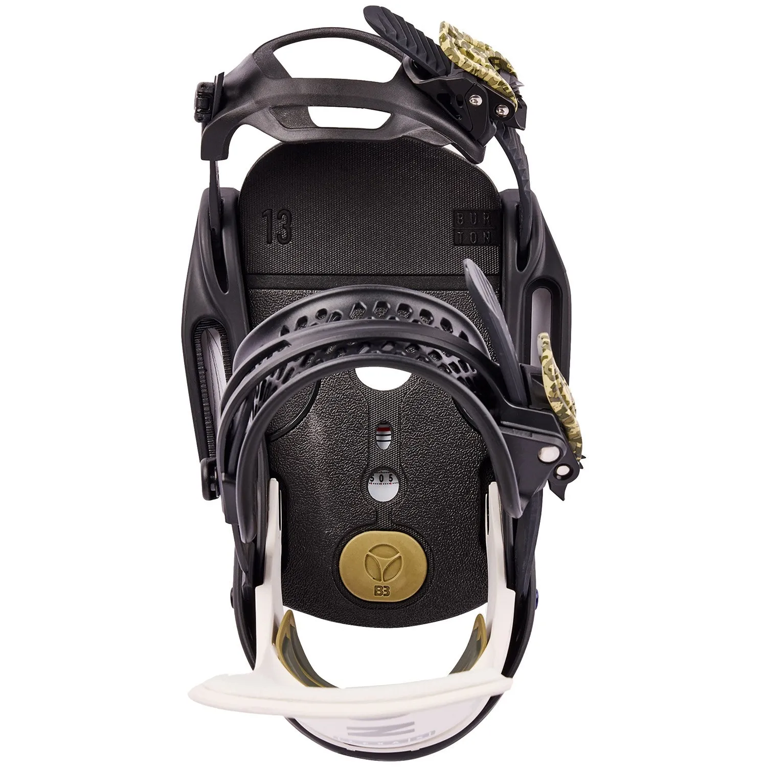 Burton Lexa X EST Womens Snowboard Bindings Black / Stout White / Logo