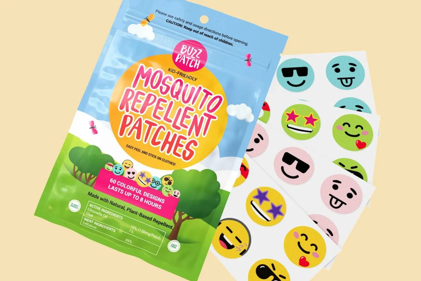 BuzzPatch Mosquito Repellent Patches