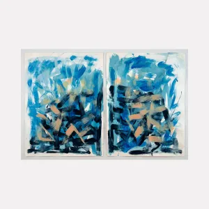 Chimera (diptych on paper)