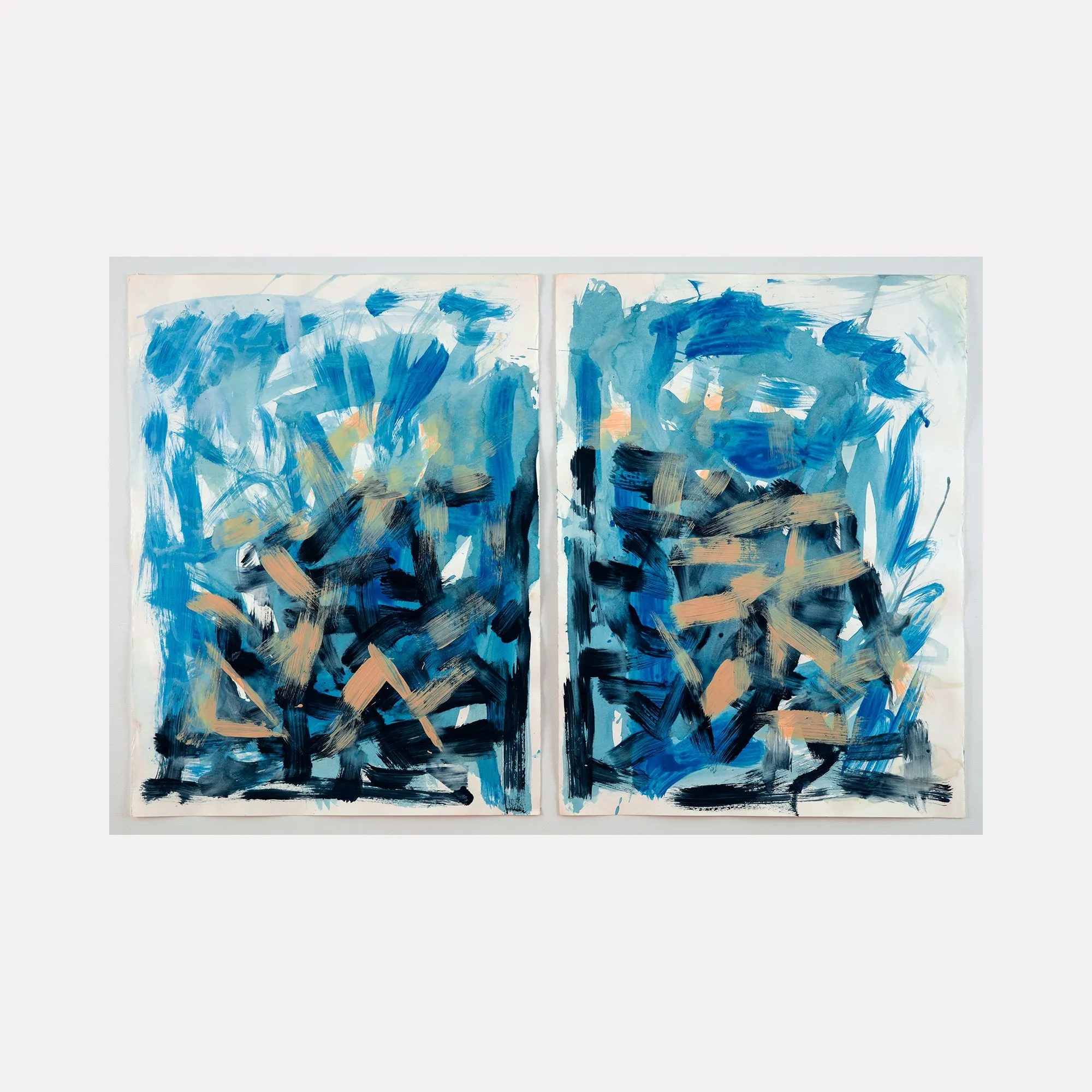 Chimera (diptych on paper)