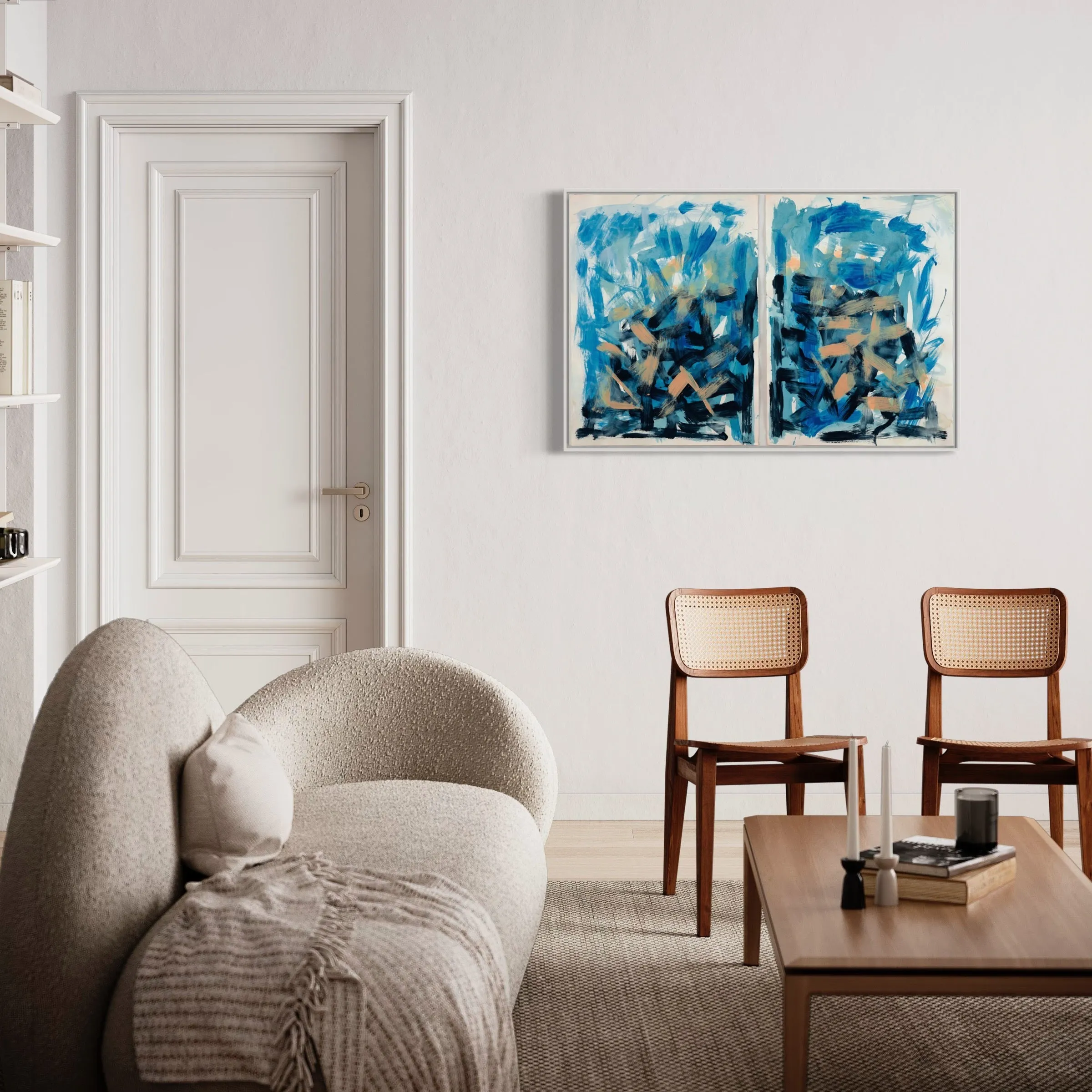 Chimera (diptych on paper)