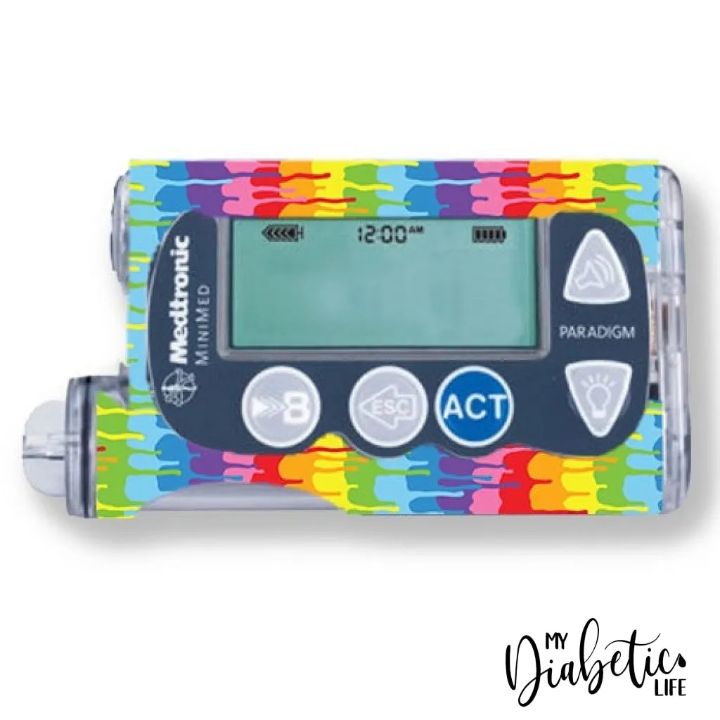 Colour Run - Medtronic Paradigm Series 7 Sticker