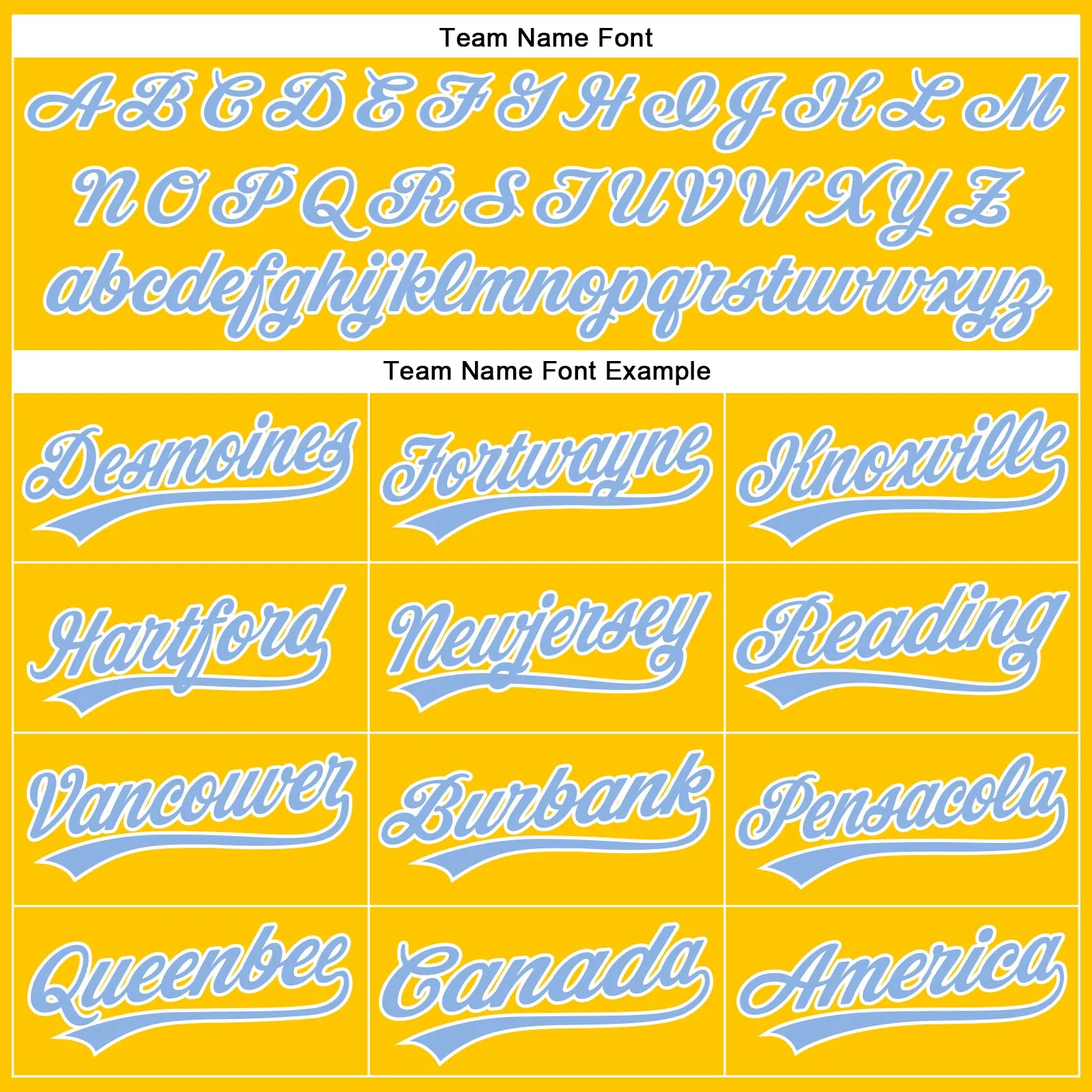 Custom Yellow Light Blue-White Authentic Baseball Jersey