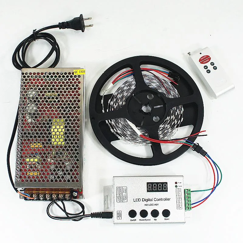 DC 5V SK6812 Individually Addressable LED Strip Light 5050 RGB Pixel LED Strip Kit 5 meters with 60LEDs