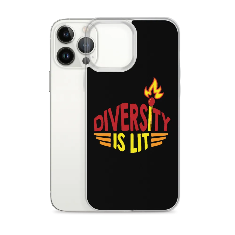 Diversity is Lit (iPhone Case)