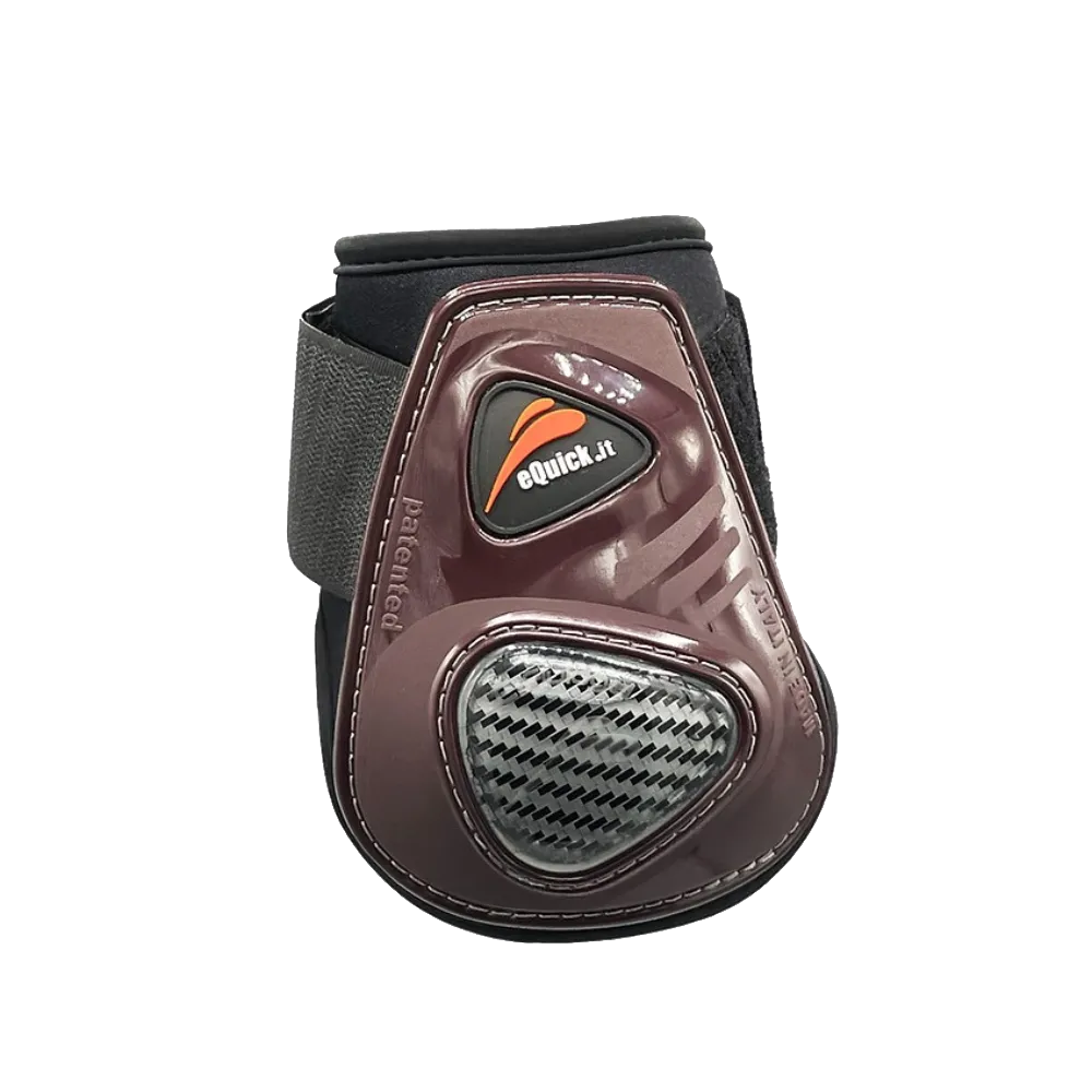 eCarbon Shock Rear Velcro Boots by eQuick