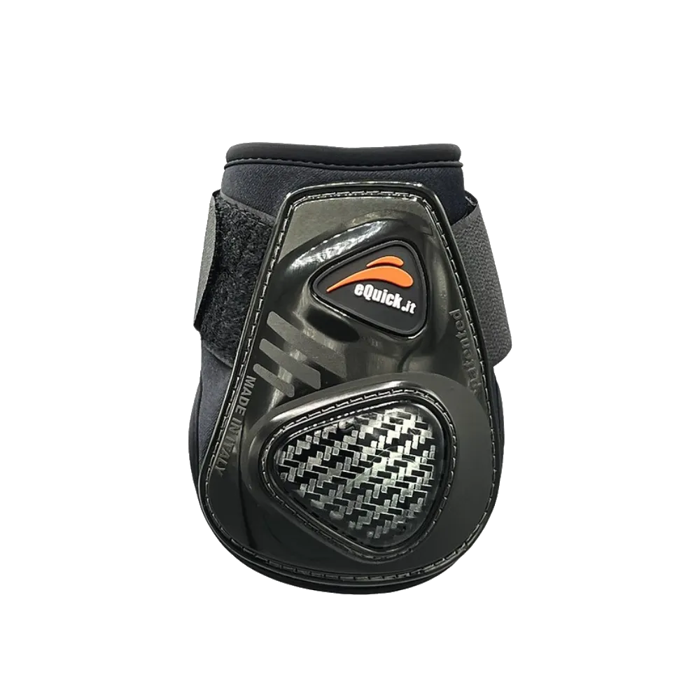 eCarbon Shock Rear Velcro Boots by eQuick