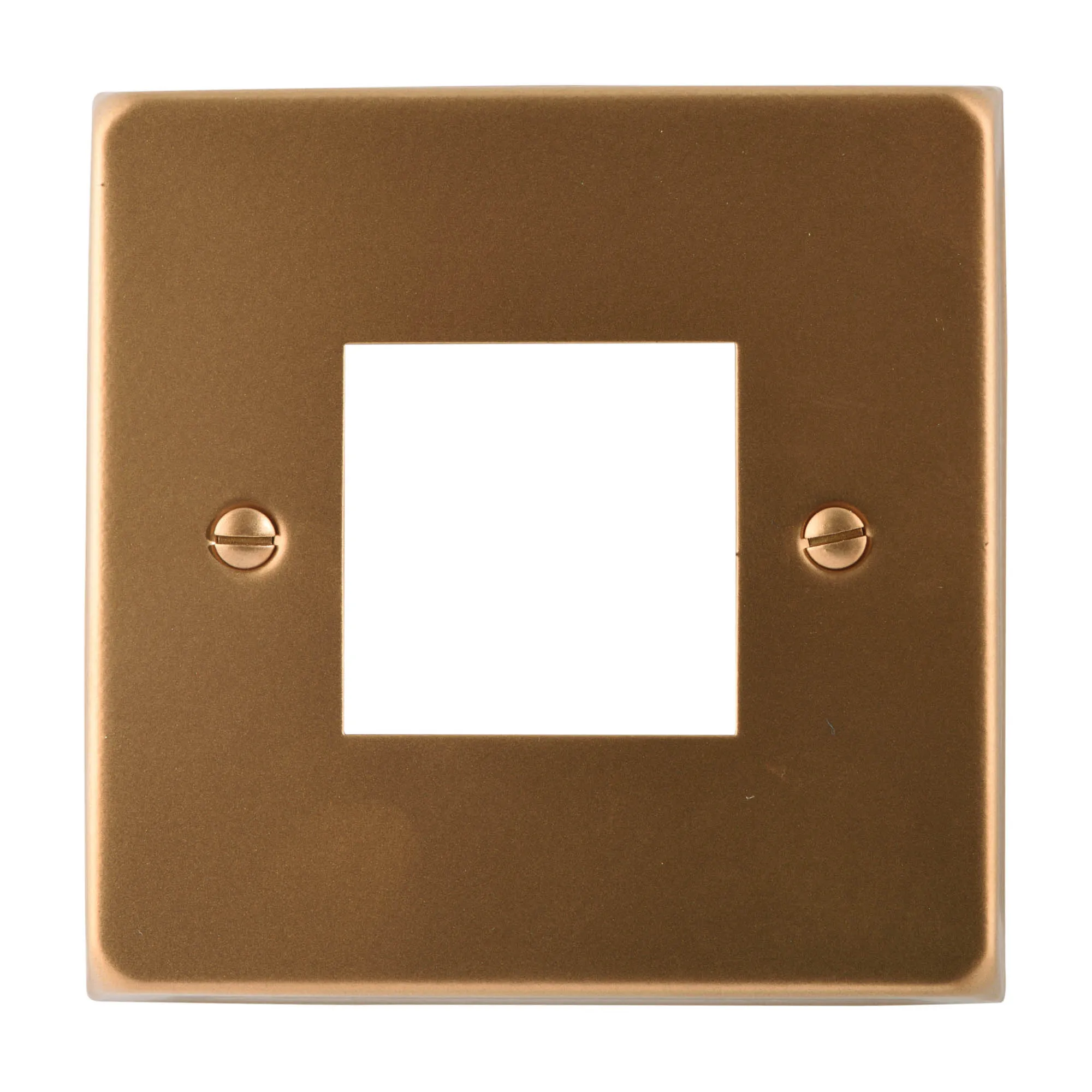 ElekTek Light Switch Conversion Metal Modern Cover Plate No Wiring Double