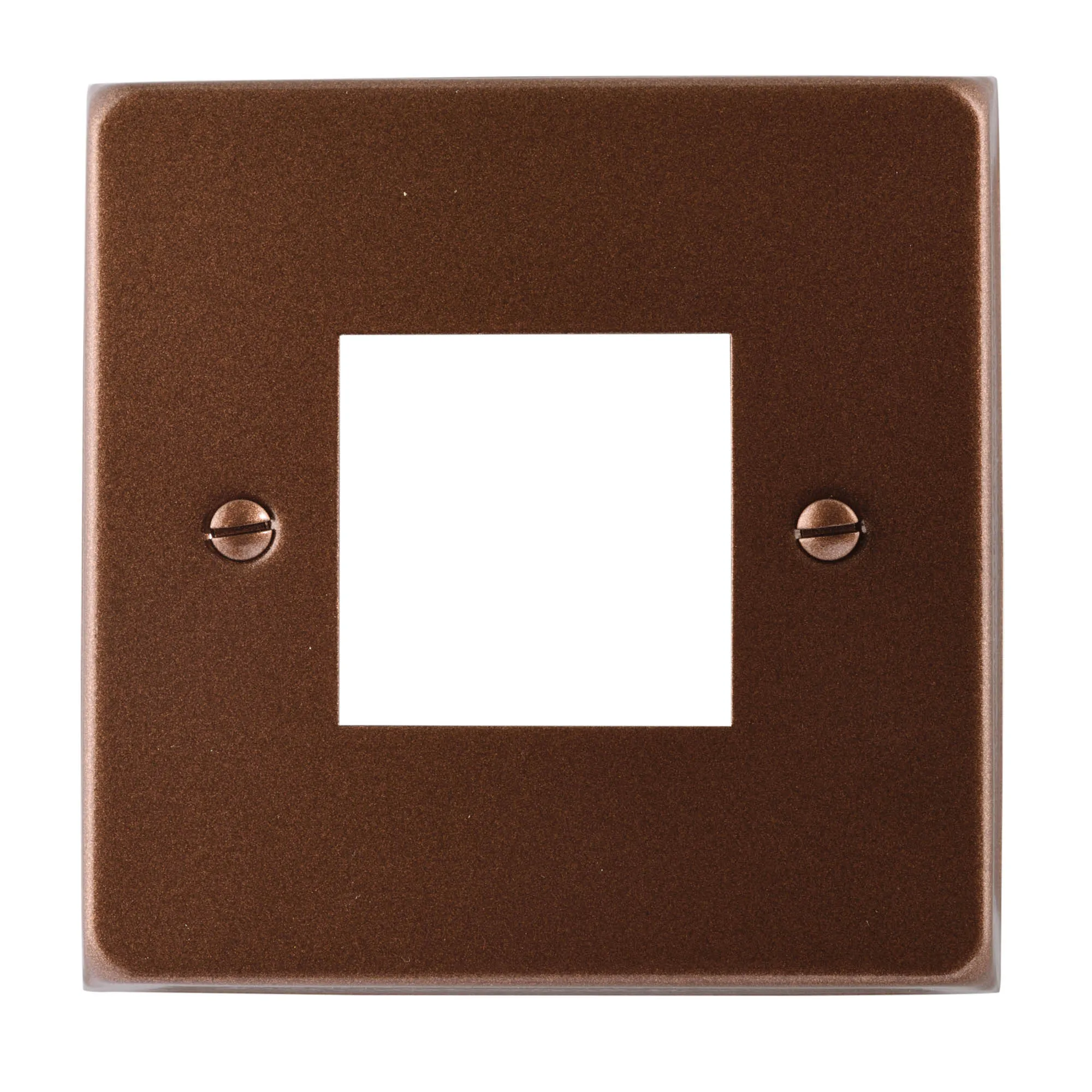 ElekTek Light Switch Conversion Metal Modern Cover Plate No Wiring Double