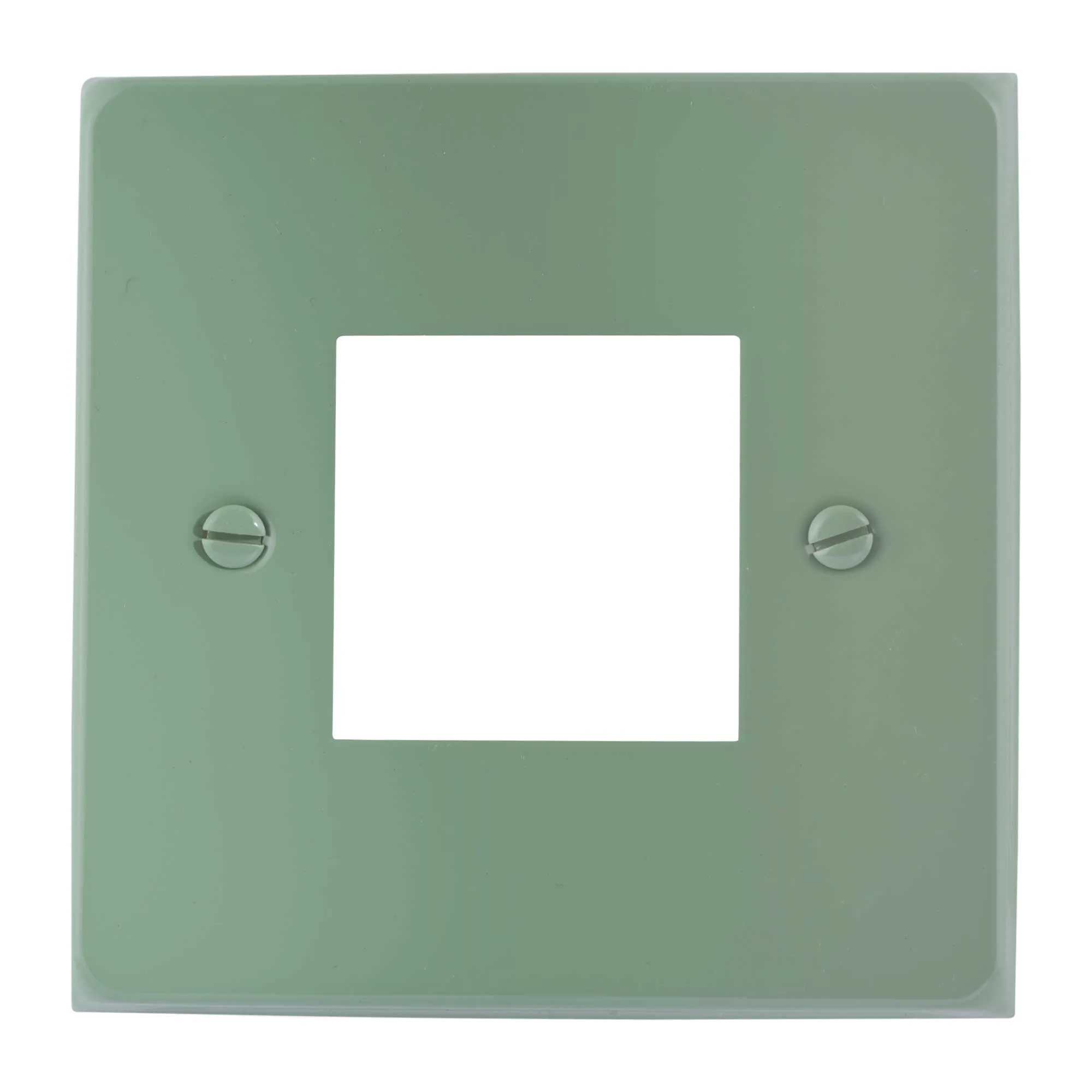 ElekTek Light Switch Conversion Metal Modern Cover Plate No Wiring Double