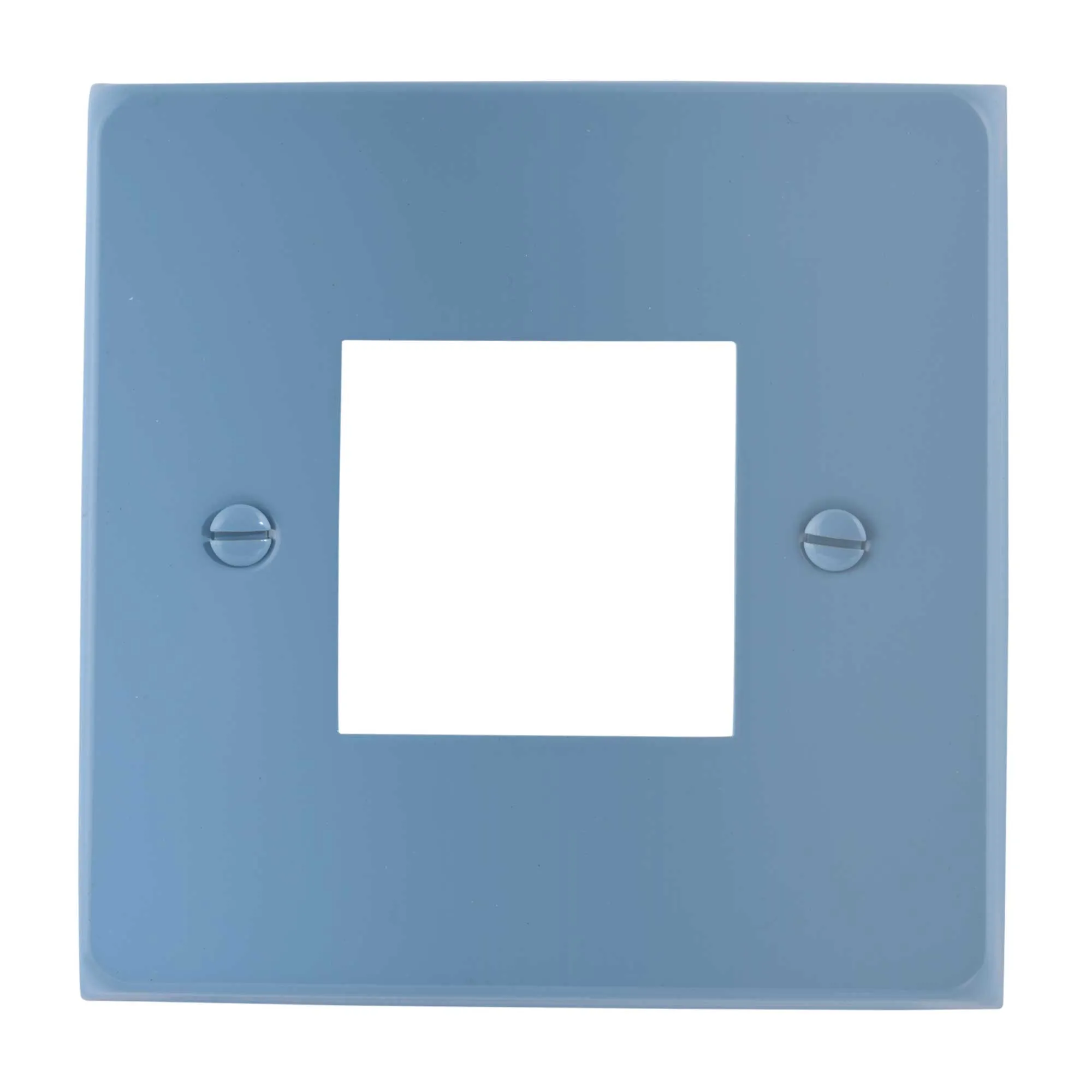 ElekTek Light Switch Conversion Metal Modern Cover Plate No Wiring Double