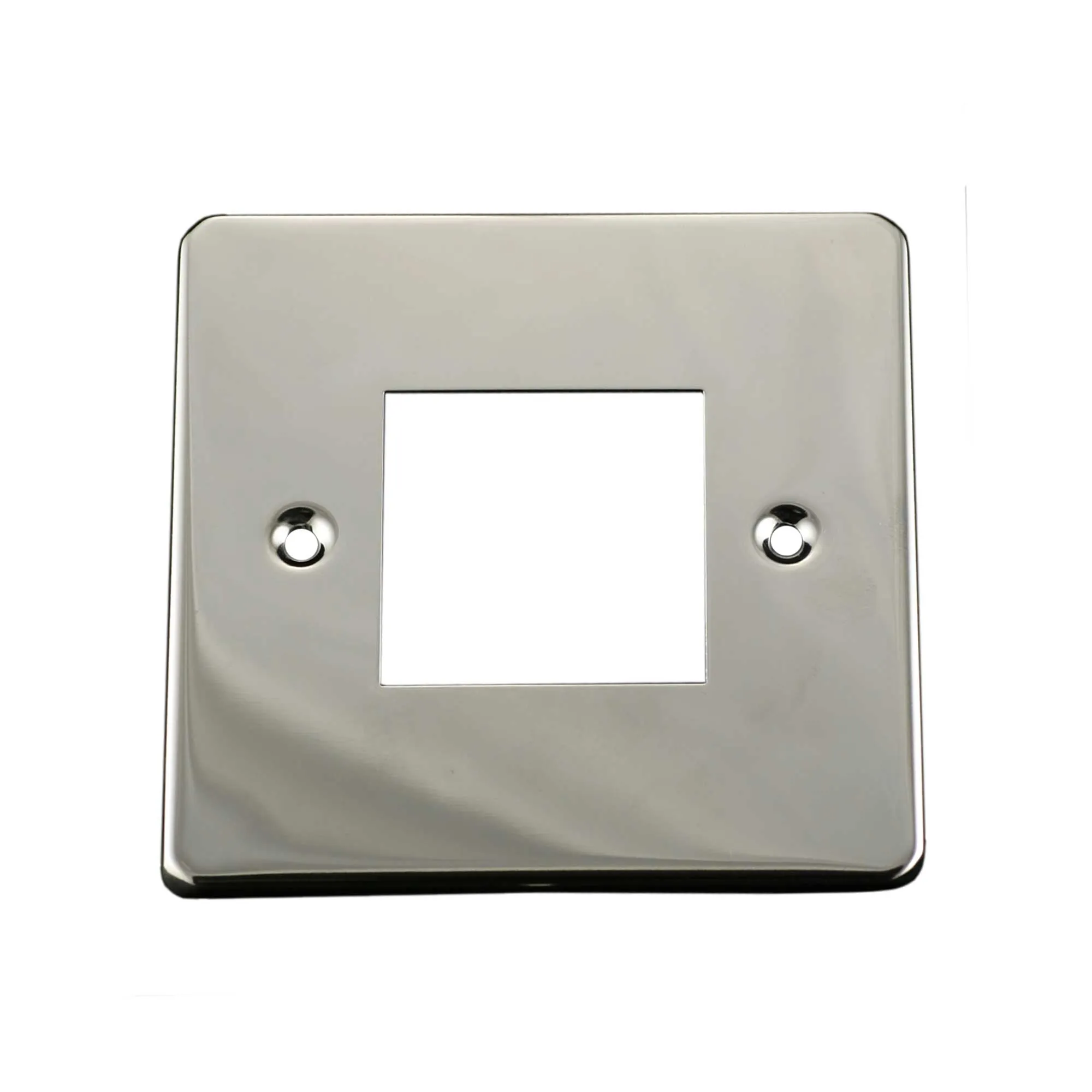 ElekTek Light Switch Conversion Metal Modern Cover Plate No Wiring Double