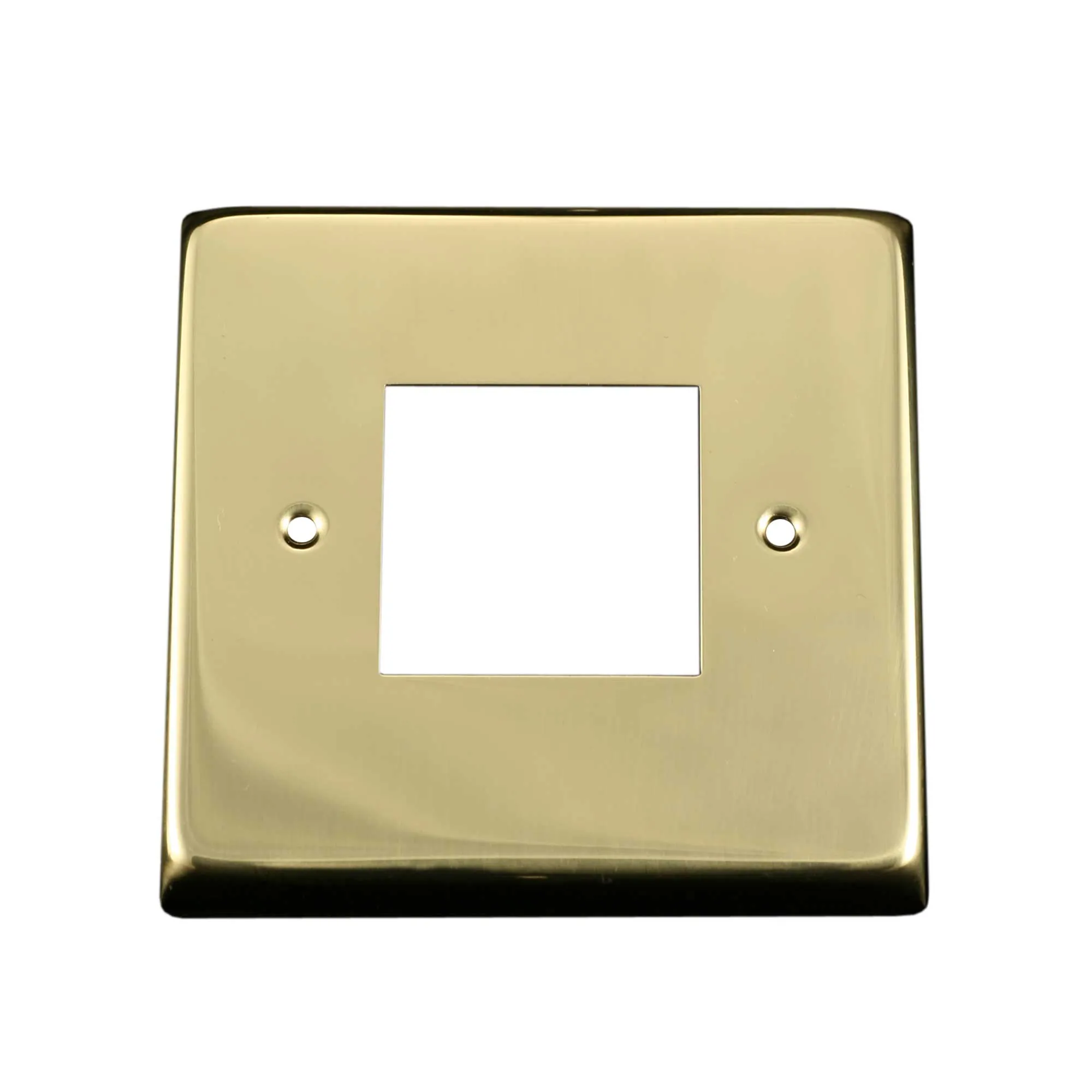 ElekTek Light Switch Conversion Metal Modern Cover Plate No Wiring Double