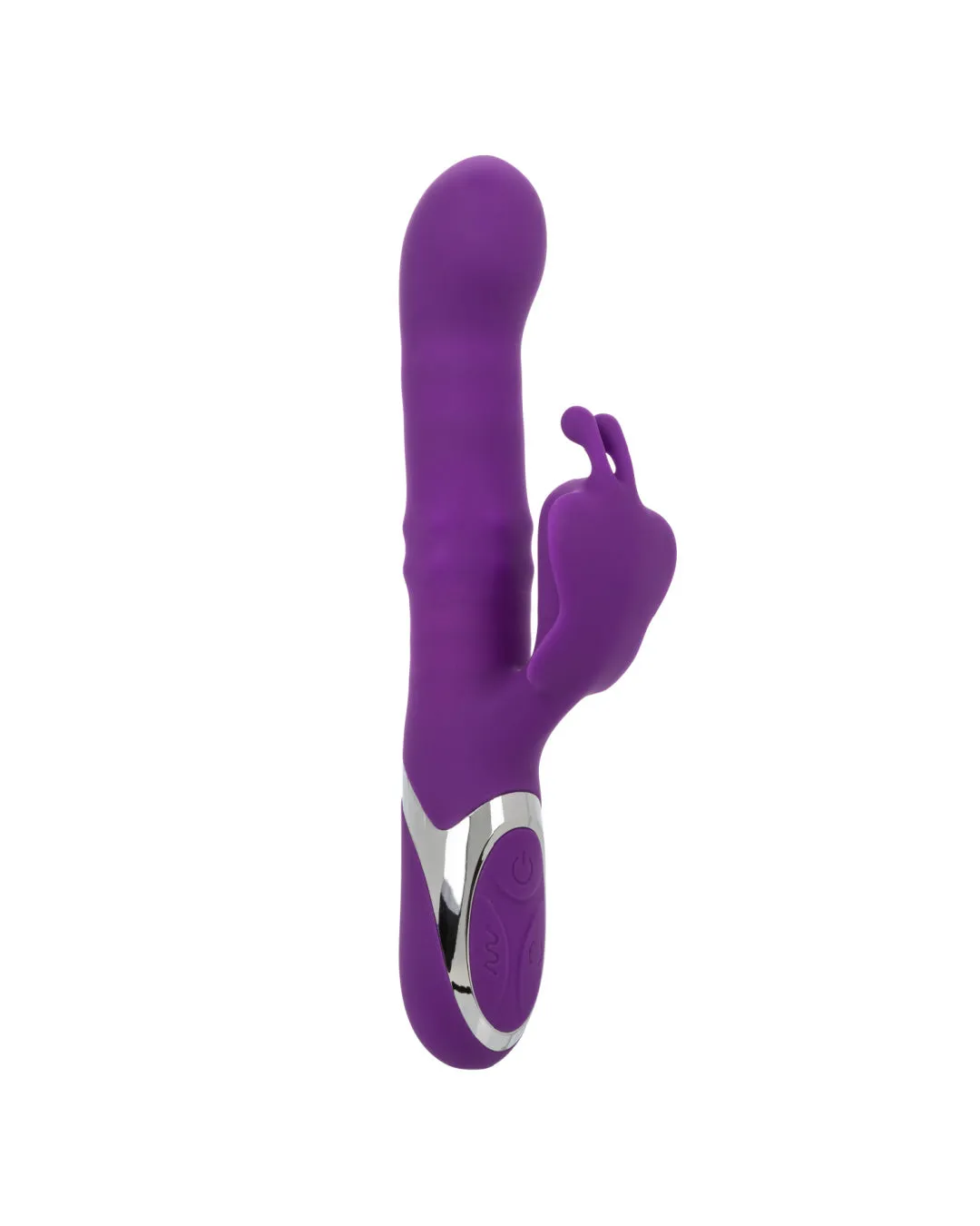 Enchanted Flutter Thrusting and Rotating Rabbit Vibrator - Purple