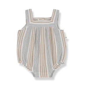 EREN woven romper - petroleum