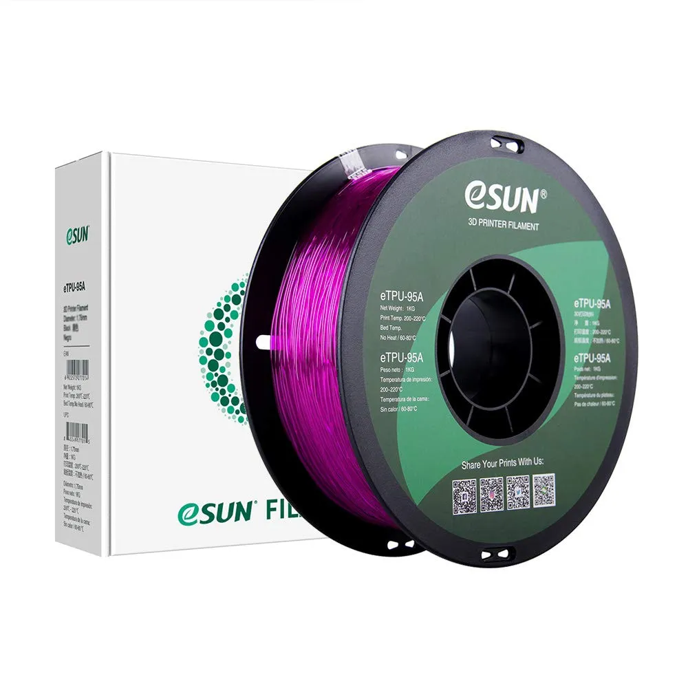 eSUN TPU 95A Flexible Filament 1.75mm 1KG (2.2lb)