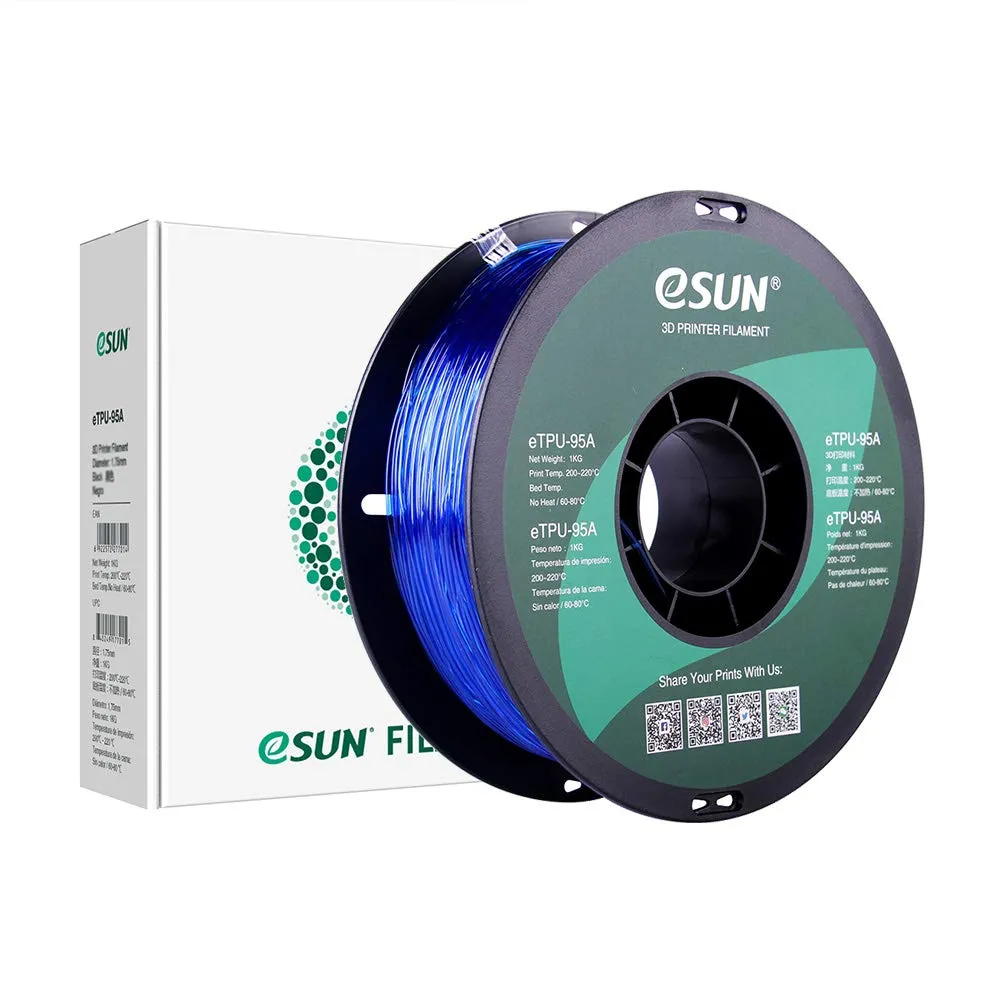 eSUN TPU 95A Flexible Filament 1.75mm 1KG (2.2lb)