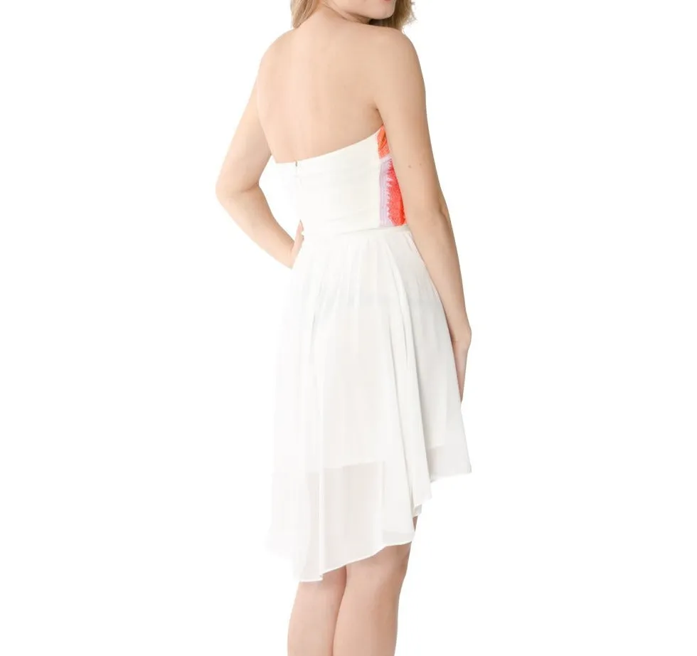Exotic View Multi-Color Top Strapless Dress