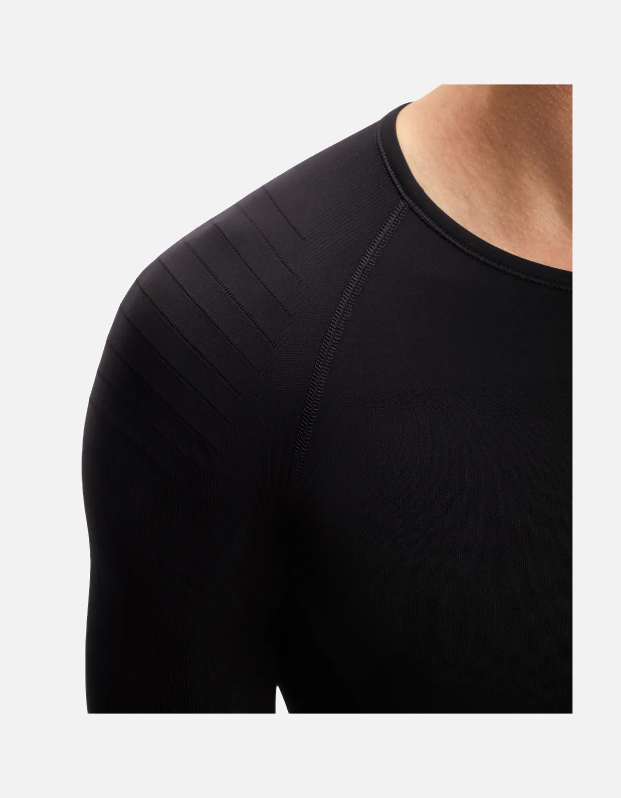 FALKE Men long sleeve Shirt Warm - Black