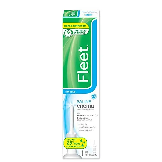 Fleet Enema Saline Ready to Use - 4.5 Oz (12 Pack)