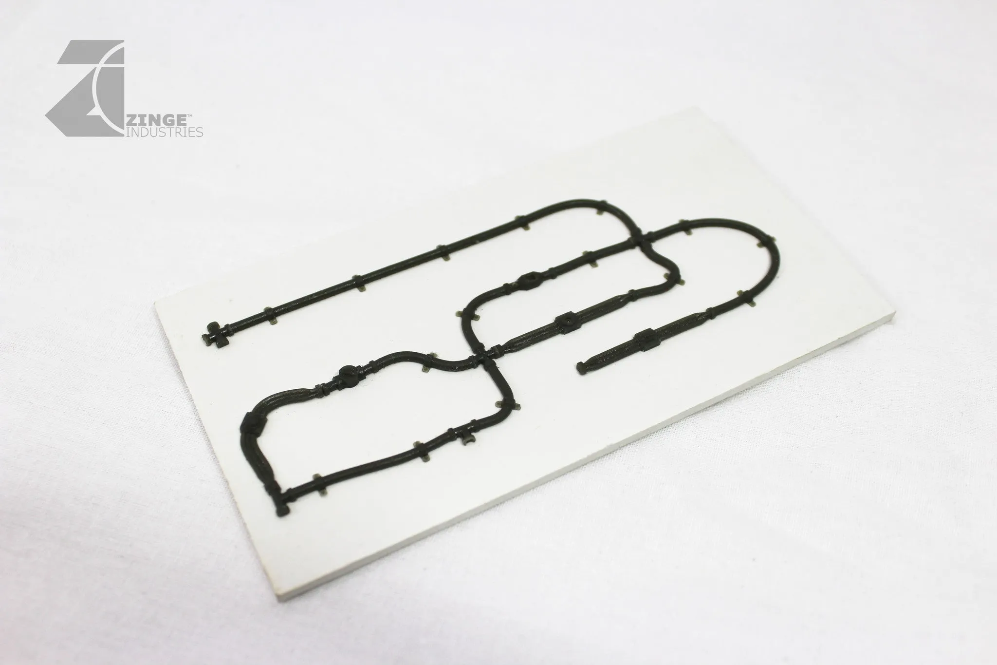 Flexible Decal Strips - Sprue of Pipes and Fittings