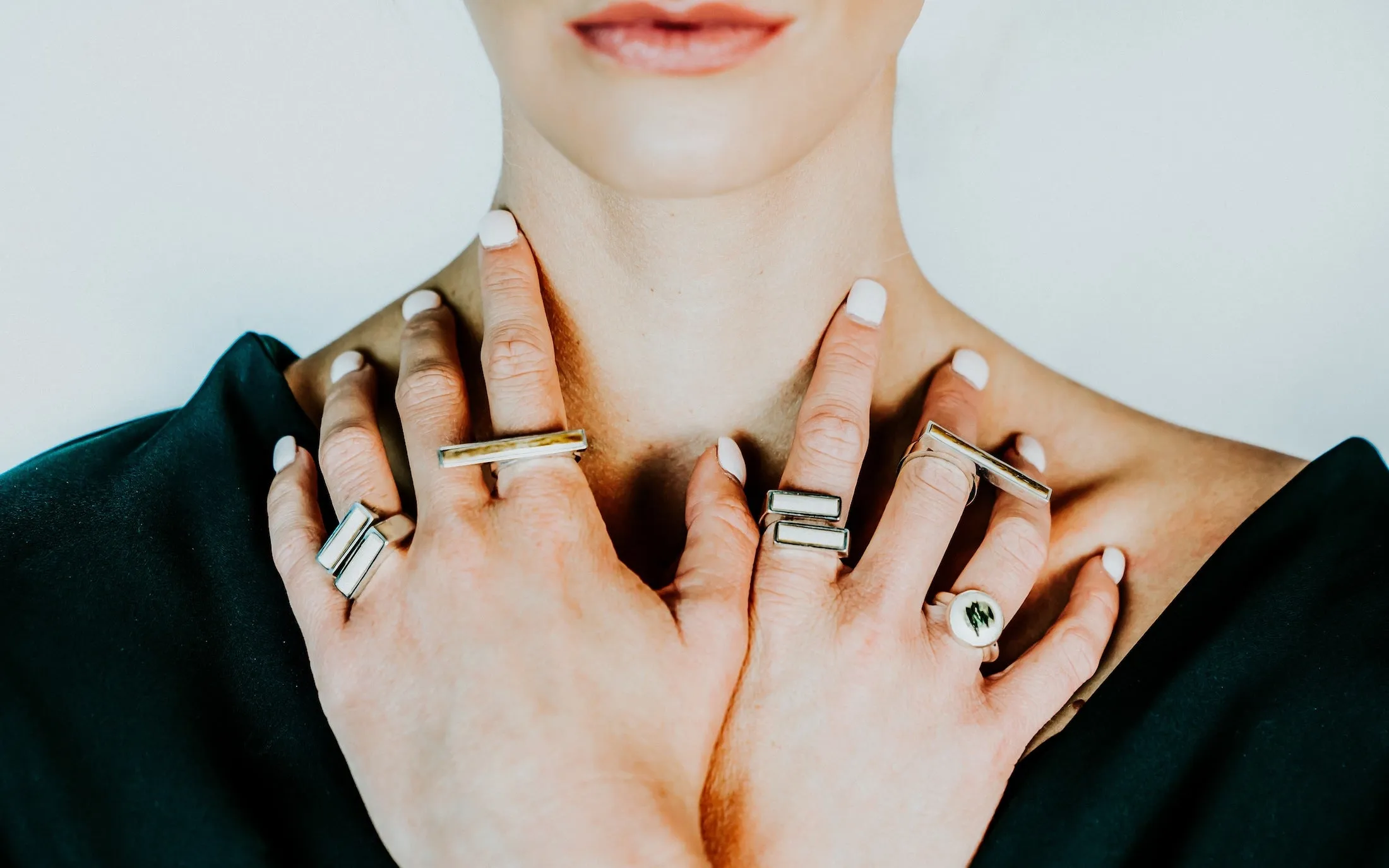 Fossilized Woolly Mammoth Ivory Circle Ring