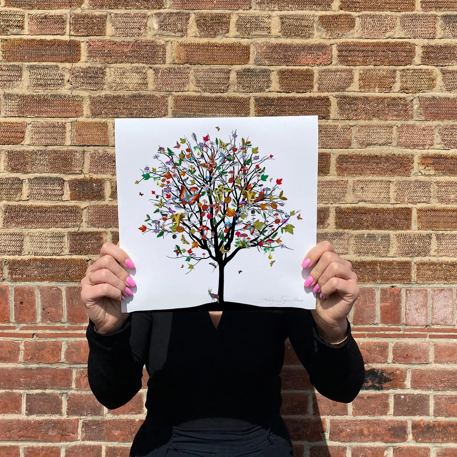 Four Season Tree - Haust - Art Print