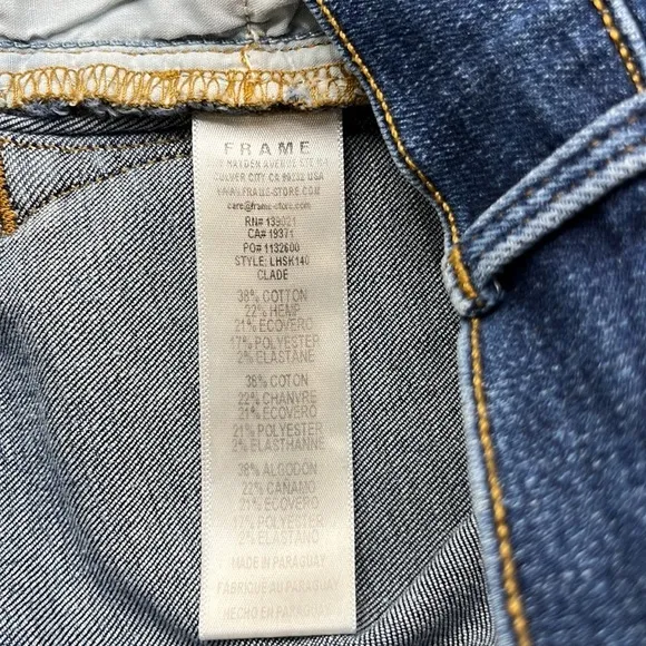 Frame Denim Le High Skinny High Rise Size 28