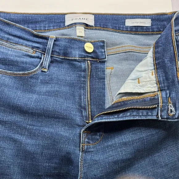 Frame Denim Le High Skinny High Rise Size 28
