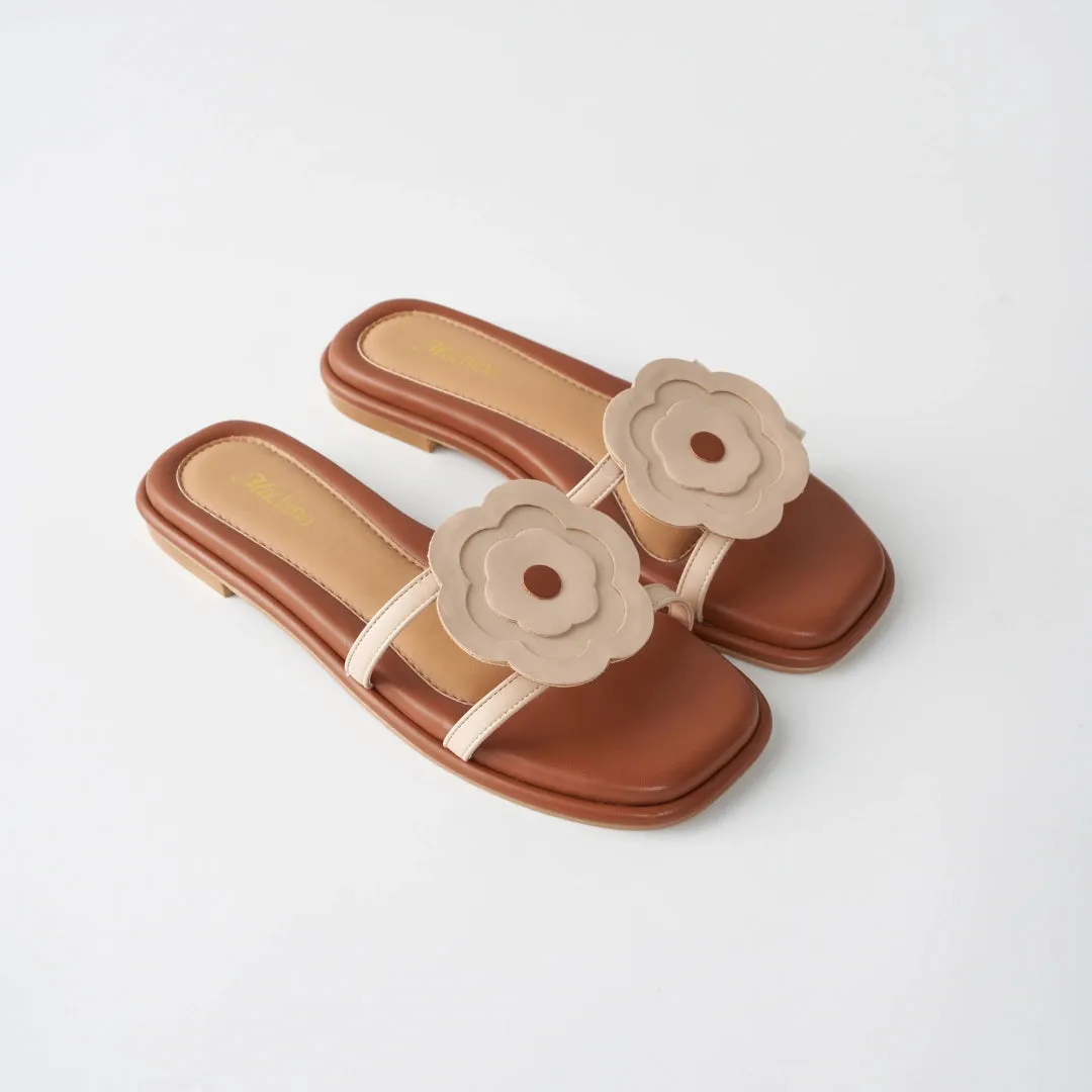 Fresh Flats in Hana Beige & Brown