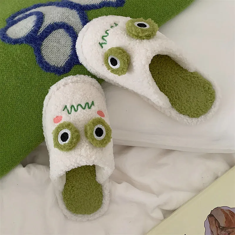 Frog Face Slippers